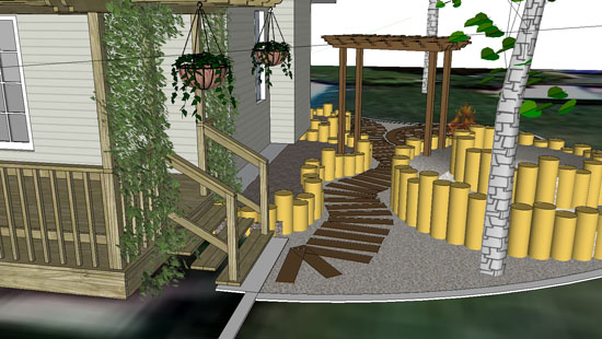 Landscaping the Back Yard